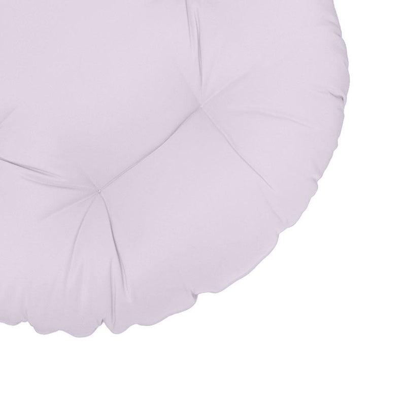 48" x 6" Round Papasan Ottoman Cushion 12 Lbs Fiberfill Polyester Replacement Pillow Floor Seat Swing Chair Out/Indoor AD107