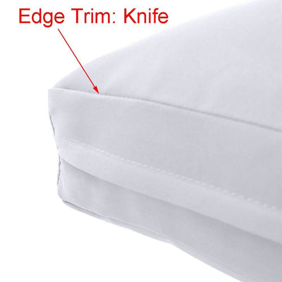 AD107 Knife Edge 6" Twin-XL Mattress Size 80x39x6 Outdoor Daybed Fitted Sheet Slip Cover Only