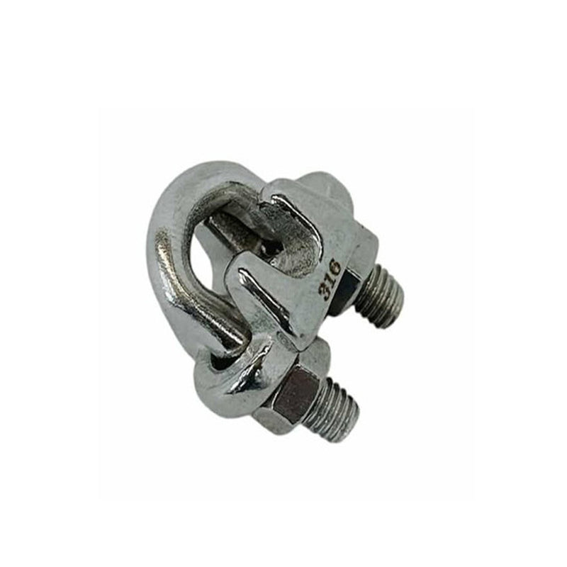 Marine Industrial Heavy Duty Wire Clip Rope Clamp Stainless Steel Cable_Various Sizes