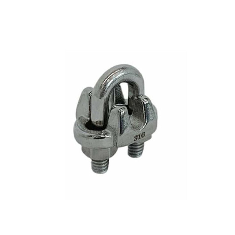 Marine Industrial Heavy Duty Wire Clip Rope Clamp Stainless Steel Cable_Various Sizes