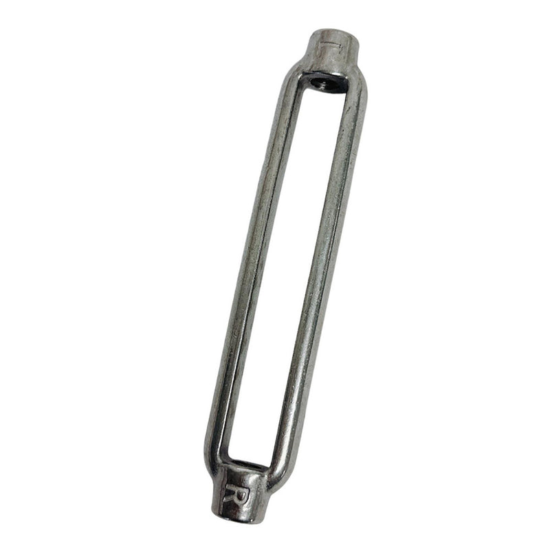 Marine Grade 3/8" x 4-7/8" Turnbuckle Body 1200 Lbs WLL, Stainless Steel T316