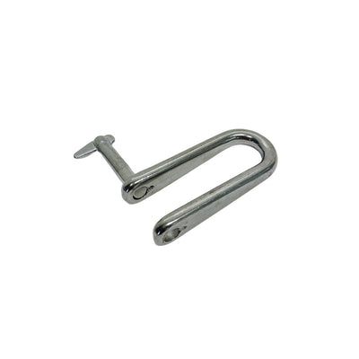 Marine Boat 1/4" Halyard Key Shackle Captive Pin 750 Lb WLL Stainless Steel T316