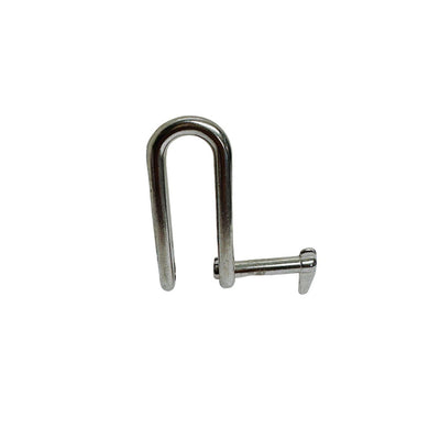 Marine Boat 1/4" Halyard Key Shackle Captive Pin 750 Lb WLL Stainless Steel T316