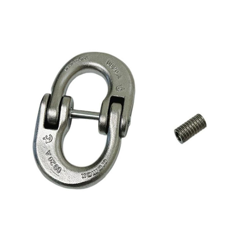 Stainless Steel T318LN 3/8" Hammerlock Coupling Link Connecting Link 5390 Lb WLL