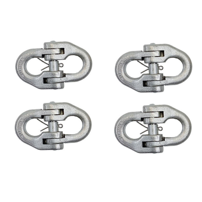 Stainless Steel 1/4" Hammerlock Coupling Link Connecting Link 2200 Lb WLL 4 Pcs