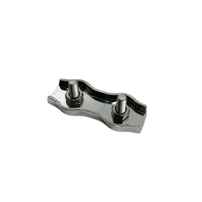 Stainless Steel Duplex 2-Post Cable Clamp,Wire Rope Clip Cable Clamp 1/16"-3/32"