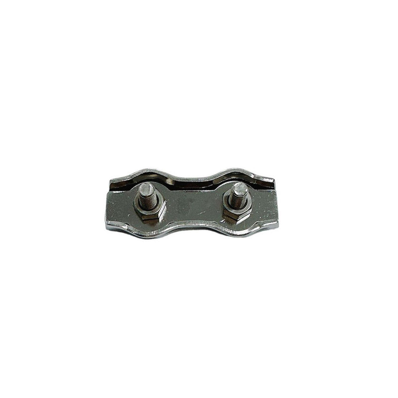 Stainless Steel Duplex 2-Post Cable Clamp,Wire Rope Clip Cable Clamp 1/16"-3/32"