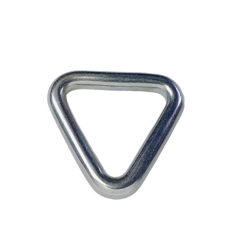 3/16" x 1" Triangle Ring Formed Welded Clips Buckles , Stainless Steel T316