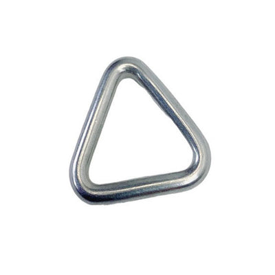 3/16" x 1" Triangle Ring Formed Welded Clips Buckles , Stainless Steel T316