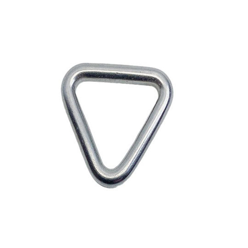 3/16" x 1" Triangle Ring Formed Welded Clips Buckles , Stainless Steel T316