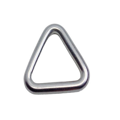 3/16" x 1" Triangle Ring Formed Welded Clips Buckles , Stainless Steel T316