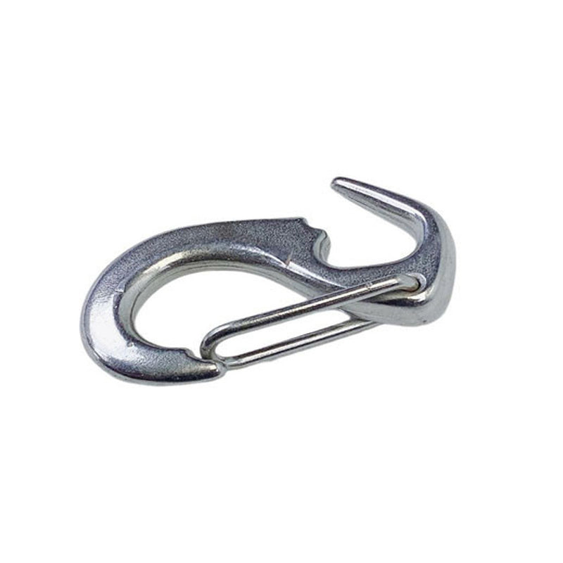 4 Pcs Stainless Steel 316 Open End Spring Snap Tack Hook, Sail Snap Hook 2-1/2"L