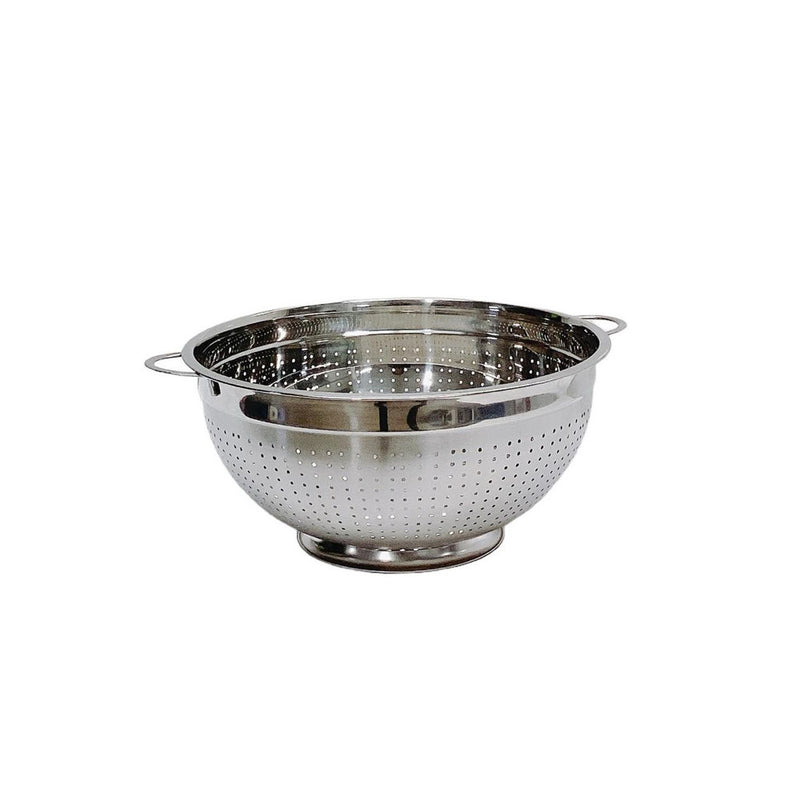 13" Stainless Steel Colander with Handle, Food Strainer Basket,Colander Bowl