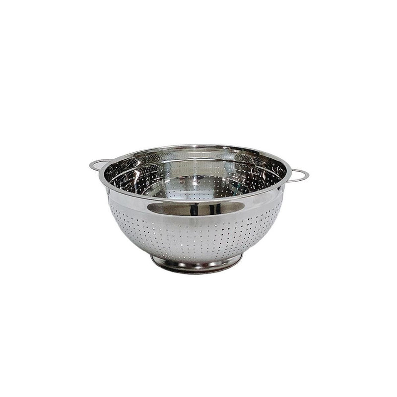 13" Stainless Steel Colander with Handle, Food Strainer Basket,Colander Bowl