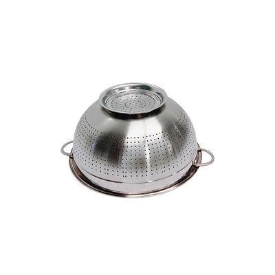 13" Stainless Steel Colander with Handle, Food Strainer Basket,Colander Bowl