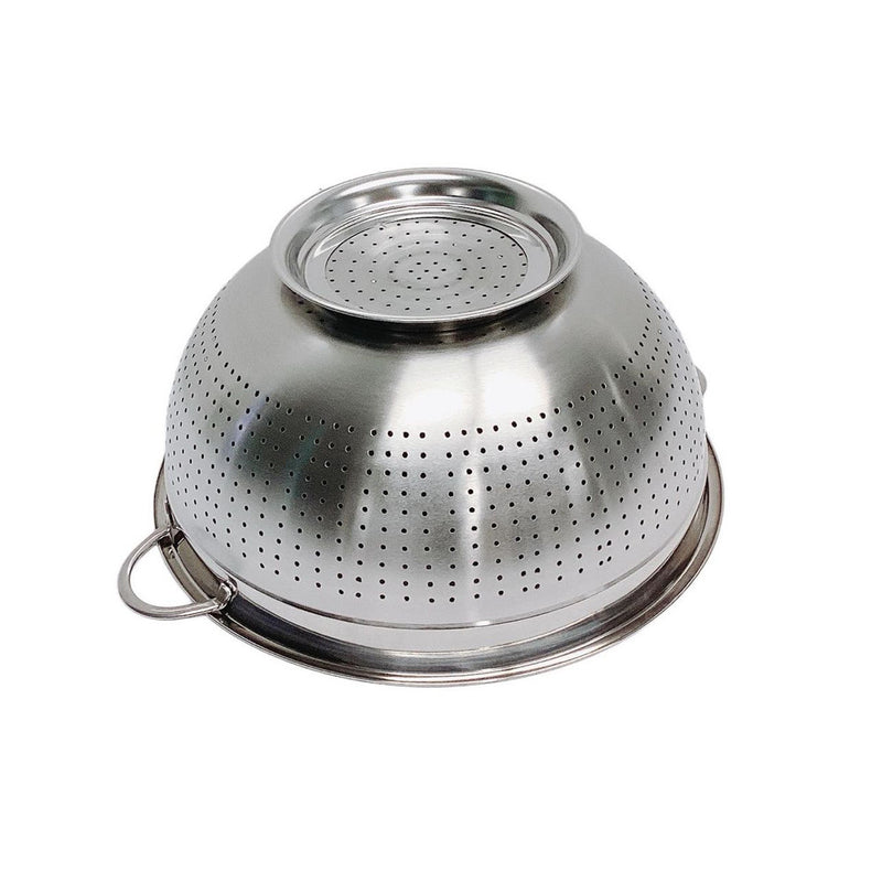 13" Stainless Steel Colander with Handle, Food Strainer Basket,Colander Bowl