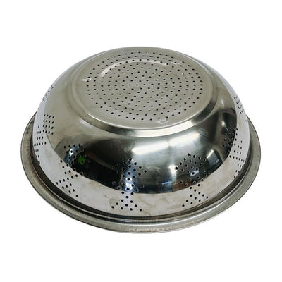 12" Stainless Steel Colander with Handle, Food Strainer Basket,Colander Bowl