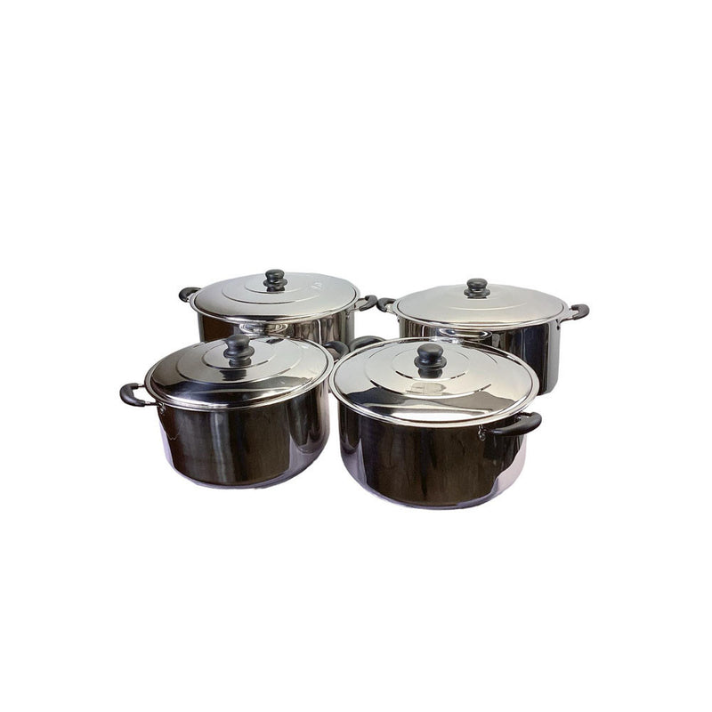 Kitchen Stainless Steel 18QT/20QT/25QT/29QT Boiling Pot,Stockpot with Lids Set