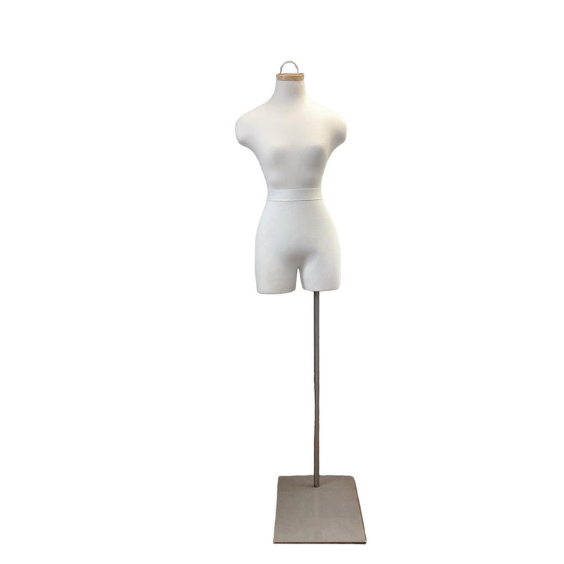 Hanging Female Form Half Legs Mannequin Torso Neckblock W/Stand for Display