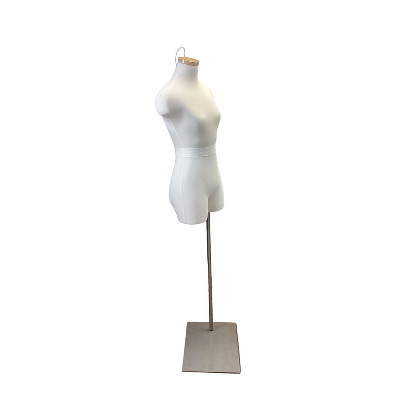 Hanging Female Form Half Legs Mannequin Torso Neckblock W/Stand for Display