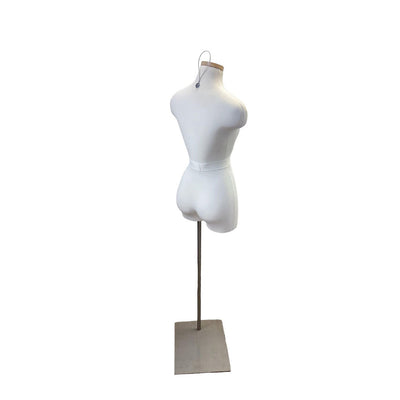 Hanging Female Form Half Legs Mannequin Torso Neckblock W/Stand for Display