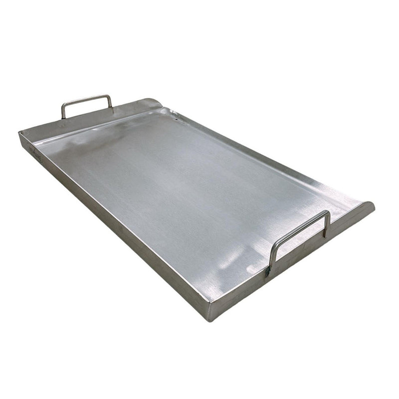 35" Stainless Steel Griddle-Flat Top Grill Tacos-Reinforced Bracket Double Stove