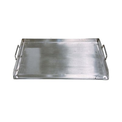 35" Stainless Steel Griddle-Flat Top Grill Tacos-Reinforced Bracket Double Stove