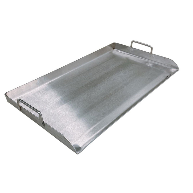 35" Stainless Steel Griddle-Flat Top Grill Tacos-Reinforced Bracket Double Stove