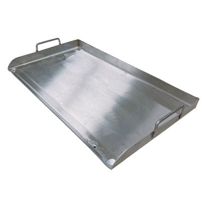 35" Stainless Steel Griddle-Flat Top Grill Tacos-Reinforced Bracket Double Stove