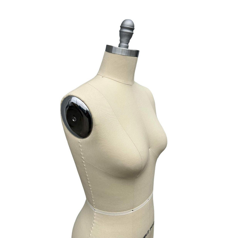 Female Fashion Dressmaker Dress Form Mannequin Size 4, Shoulders are Collapsible