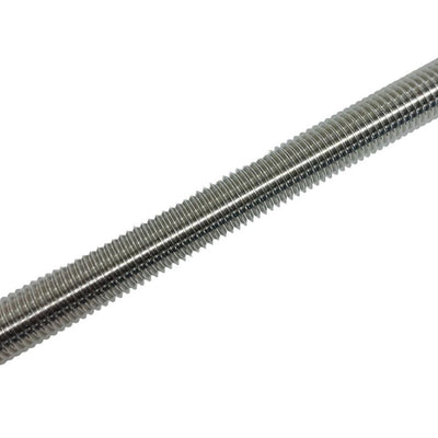 Stainless Steel Fully Threaded Rod, Bar Stud Screw Length Silver 6 Ft. Long