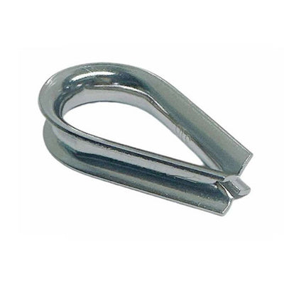 1 Pc 1/4" Stainless Steel 316 Wire Rope Thimble Commercial Light Duty