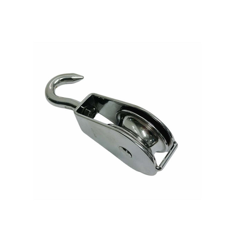 2" Stainless Steel Lifting Swivel Hook Block Used for 3/8" Wire Rope