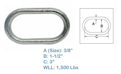 Drop Forged Non-Magnetic T316 Stainless Steel Master link