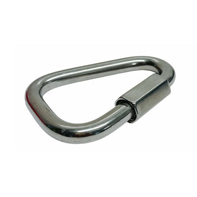 Delta Quick Links 15/32" Stainless Steel T316 Triangle Carabiner 3,200 Lbs WLL