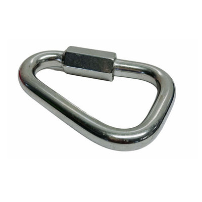 Delta Quick Links 15/32" Stainless Steel T316 Triangle Carabiner 3,200 Lbs WLL