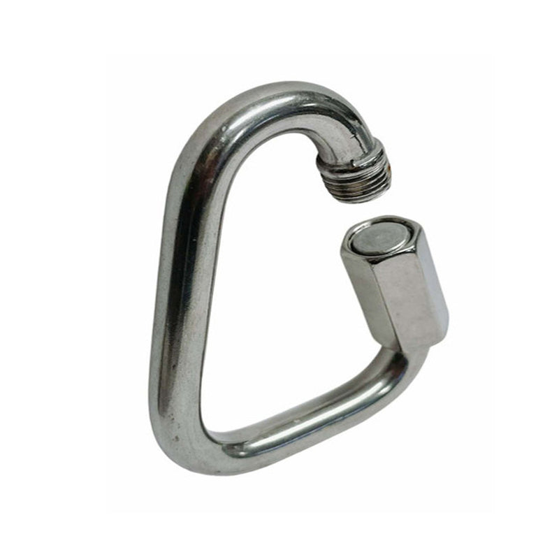 Delta Quick Links 15/32" Stainless Steel T316 Triangle Carabiner 3,200 Lbs WLL