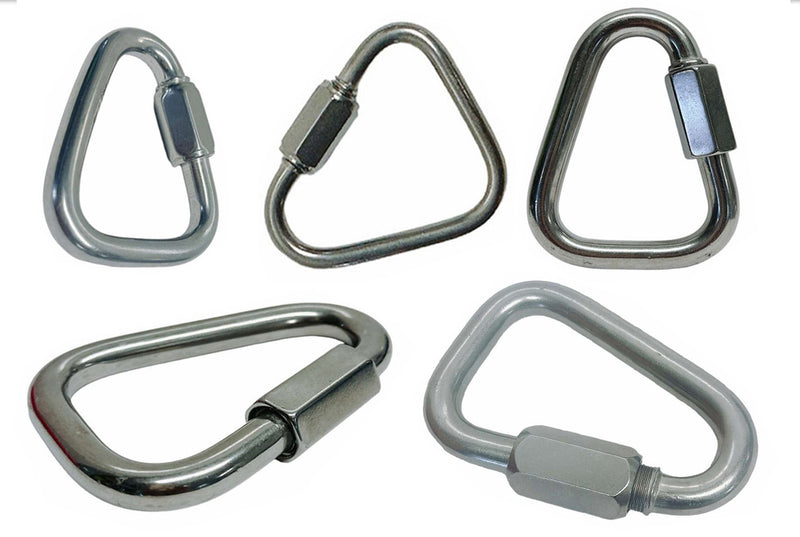 Delta Quick Links Stainless Steel T316 Triangle Carabiner