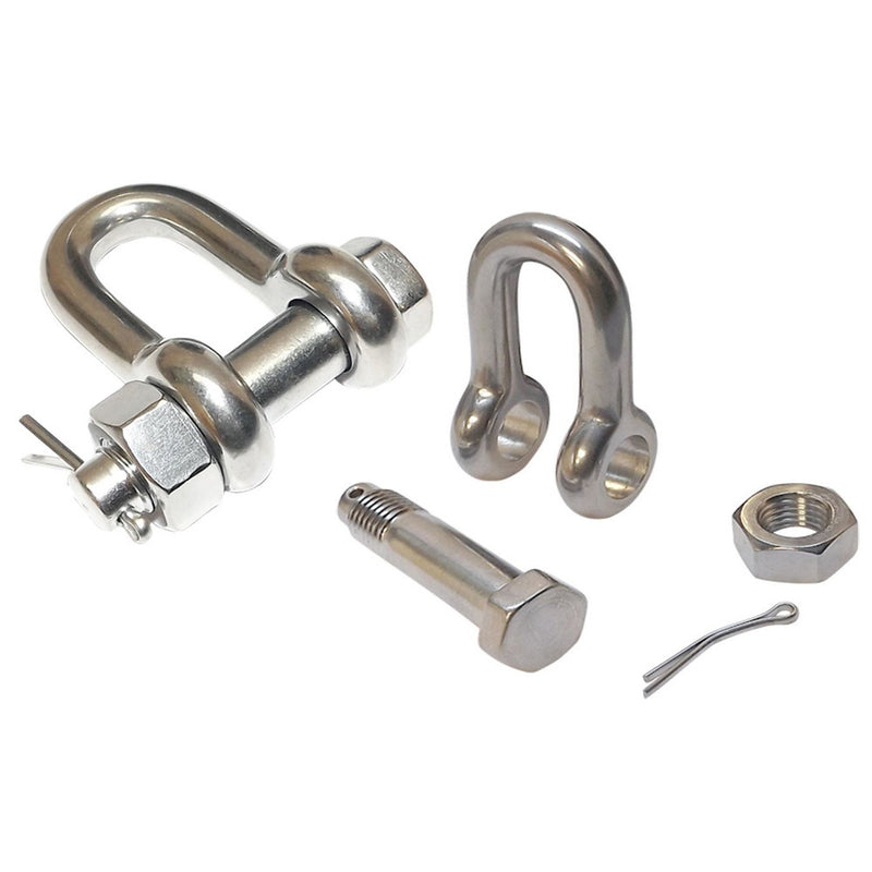 T316 Stainless Steel Marine Bolt Screw Pin Chain Shackle D Anchor