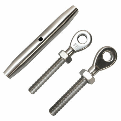 T316 Stainless Steel Closed Body Eye Eye Turnbuckle