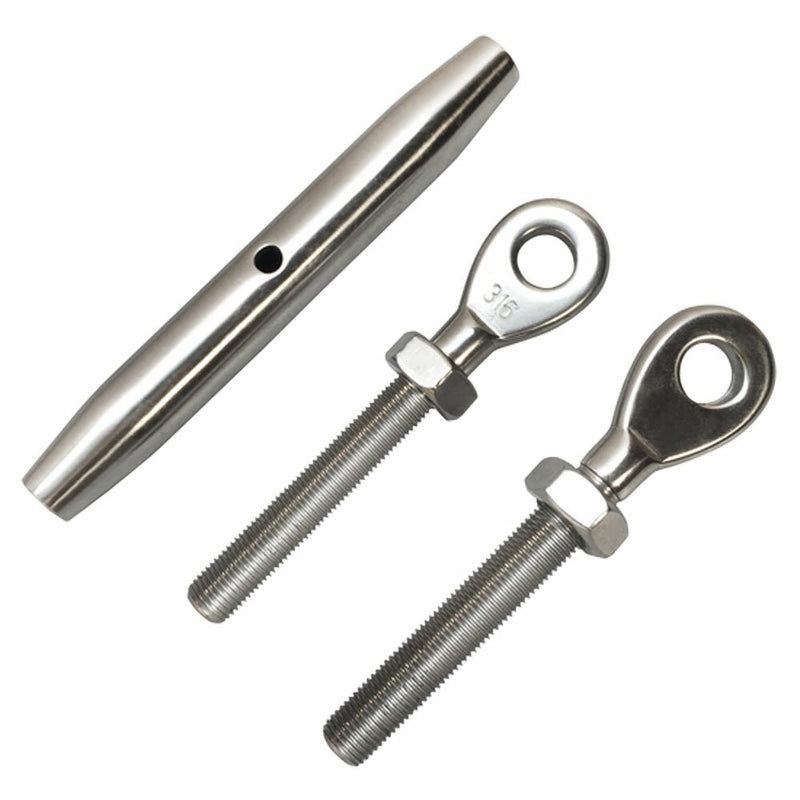 T316 Stainless Steel Closed Body Eye Eye Turnbuckle