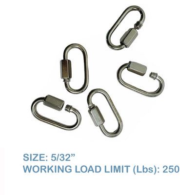 Stainless Steel 316 Quick Link Shackle