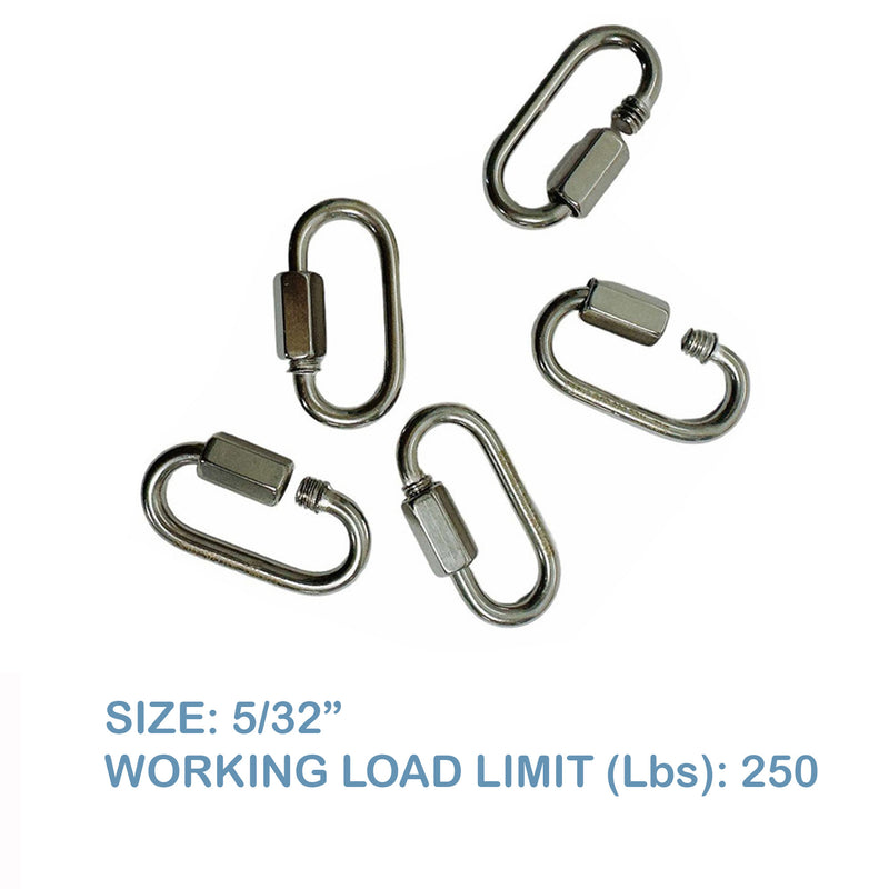 Stainless Steel 316 Quick Link Shackle