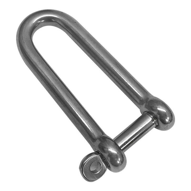 5 Pcs Marine Boat Stainless Steel 316 Eye Screw Pin Sailing Long D Shackle Rigging