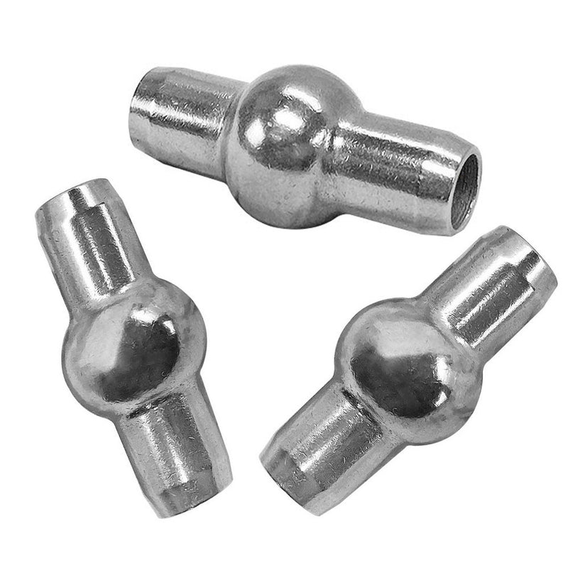 Stainless Steel 316 Double Shank Ball Swage Fitting Industrial Wire Rope