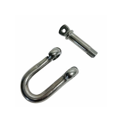 Stainless Steel D Chain Shackle with Screw Pin