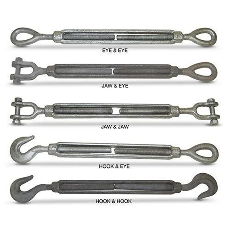 TURNBUCKLES - GALVANIZED, DROP FORGED CARBON STEEL