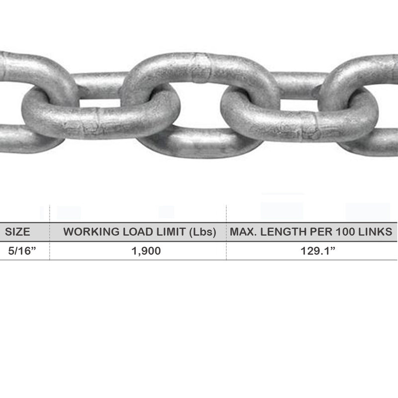 Grade 30 Hot Dip Galvanized Steel Proof Coil Chain