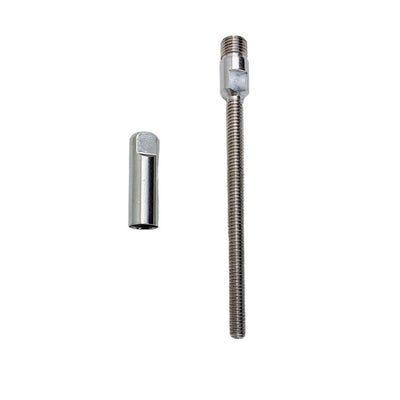 Fully Threaded Push & Go Swageless Lag For 1/8",3/16", 1/4" Cable Rail Stainless Steel T316