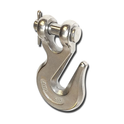 Marine Stainless Steel 316 Clevis Grab Hook Towing Tie Down Shackle Boat